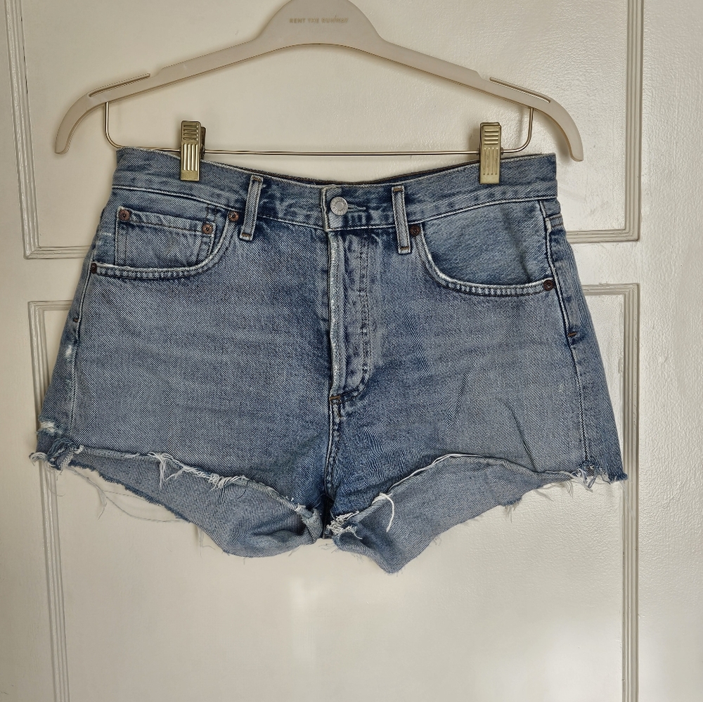 Agolde Parker Denim Shorts